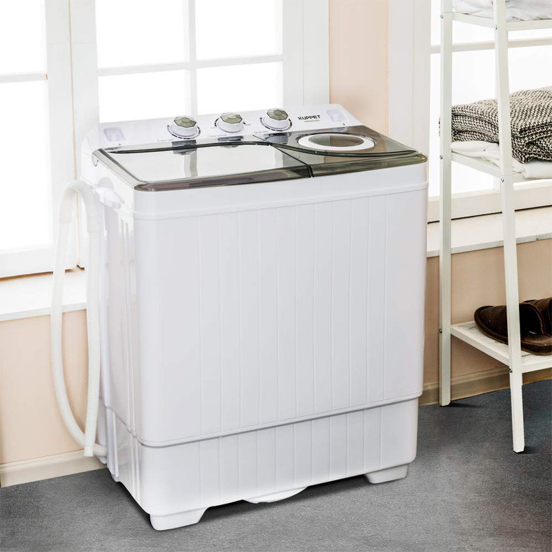 KUPPET Twin Tub Laundry Spiner 26 cu. ft. Portable Washer and Dryer